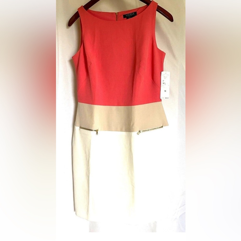 Lauren Ralph Lauren Coral Pink Dress